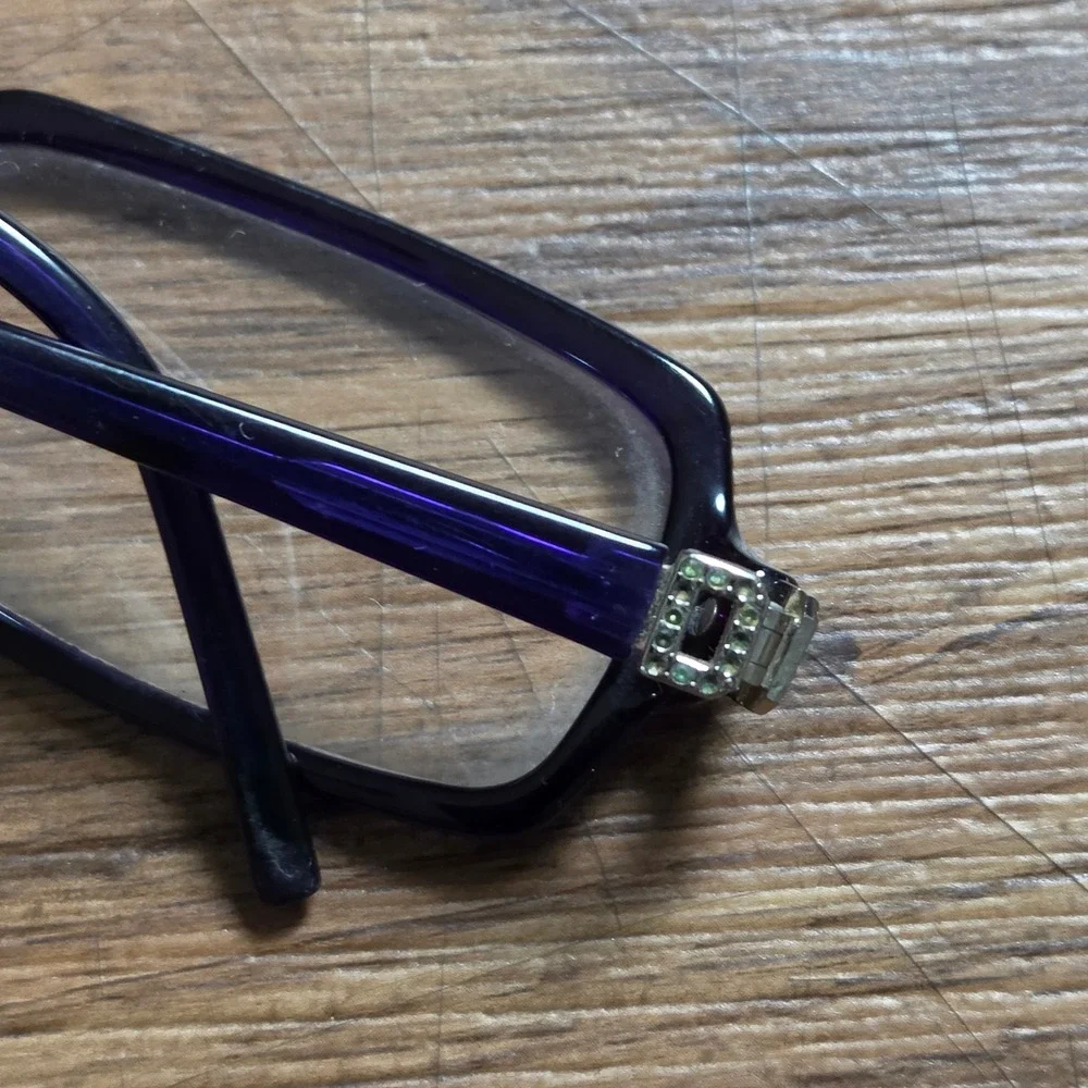 Dolce & Gabbana DG3011-B Rectangle Eyeglasses Rhinestone Logo 52-17 Frames Only